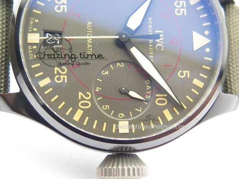 MIROTIME 0331 Chic Big Pilot Real PR IW501902 Real Ceramic ZF 1:1 Best Edition On Nylon Strap A 7275